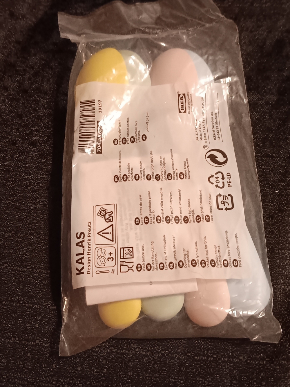 4 Packs Of IKEA KALAS Plastic Flatware